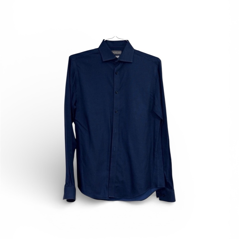 201. Michael Kors Men’s Deep Blue Dress Shirt Slim Fit Size 15
